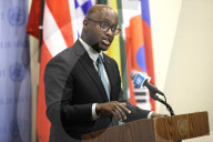 Rwanda Minister Of Foreign Affairs Press Conference At The UN