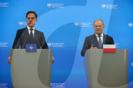 Meeting With NATO Secretary General Mark Rutte In Warsaw