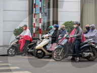 Motorcyclists In Hanoi