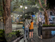 Rainy Evening Walk In Hanoi