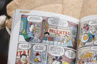 The Presentation Of The Story Of Topolino Magazine Zio Paperone E La Memoria Ghiottona Dedicated To The Food And Wine Products Of Lombardy In Milan