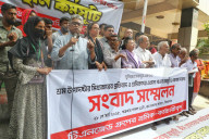Garments Workers Protest Demanding Due Wages In Dhaka