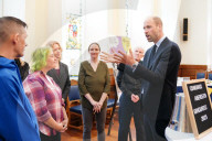 Prince William in Aberdeen, UK.