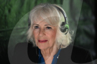 Queen Camilla visits TV set in London, UK.