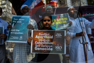 Protest In India In Solidarity Towards Palestine.