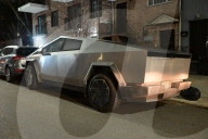 Tesla Vehicle Vandalized And NYPD Is Investigating On Monroe Street In Bedford-Stuyvesant Brooklyn New York