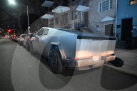 Tesla Vehicle Vandalized And NYPD Is Investigating On Monroe Street In Bedford-Stuyvesant Brooklyn New York