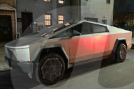 Tesla Vehicle Vandalized And NYPD Is Investigating On Monroe Street In Bedford-Stuyvesant Brooklyn New York