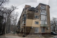 Consequences Of A Russian Attack Drone Strike On Chernihiv