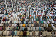 Last Friday Prayer Of Ramadan In Dhaka