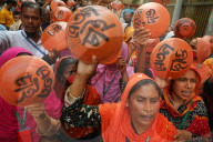 Hunger March Demanding Salary And Bonus