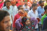 Hunger March Demanding Salary And Bonus