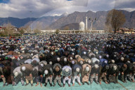Muslims Attend Ramadan's Last Friday Prayers In Srinagar