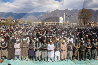 Muslims Attend Ramadan's Last Friday Prayers In Srinagar