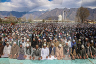 Muslims Attend Ramadan's Last Friday Prayers In Srinagar