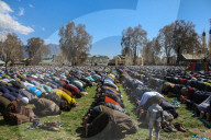 Muslims Attend Ramadan's Last Friday Prayers In Srinagar