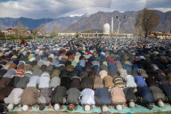 Muslims Attend Ramadan's Last Friday Prayers In Srinagar