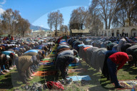 Muslims Attend Ramadan's Last Friday Prayers In Srinagar