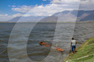 Gusty Winds At Dal Lake In Srinagar