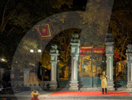 Old Quarter Night Market In Hanoi 