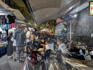 Old Quarter Night Market In Hanoi 