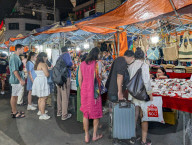 Old Quarter Night Market In Hanoi 