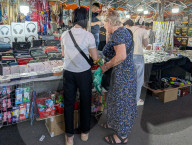 Old Quarter Night Market In Hanoi 