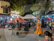 Old Quarter Night Market In Hanoi 