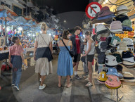 Old Quarter Night Market In Hanoi 