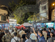 Old Quarter Night Market In Hanoi 
