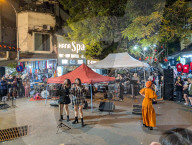 Old Quarter Night Market In Hanoi 