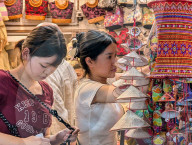Old Quarter Night Market In Hanoi 