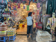 Old Quarter Night Market In Hanoi 