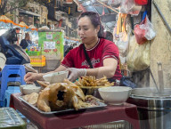 Old Quarter Night Market In Hanoi 