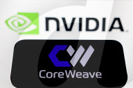 Nvidia And CoreWeave Photo Illustrations