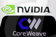 Nvidia And CoreWeave Photo Illustrations