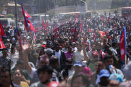 Pro-monarchy Protestors Demonstration In Capital Kathmandu, Nepal