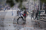 Pro-monarchy Protestors Demonstration In Capital Kathmandu, Nepal