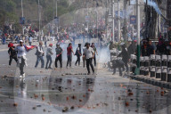 Pro-monarchy Protestors Demonstration In Capital Kathmandu, Nepal