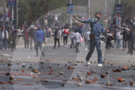 Pro-monarchy Protestors Demonstration In Capital Kathmandu, Nepal