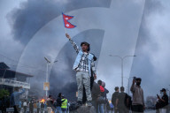 Pro-monarchy Protestors Demonstration In Capital Kathmandu, Nepal