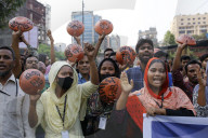 Garment Worker Protest In Dhaka 