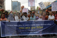 Garment Worker Protest In Dhaka 