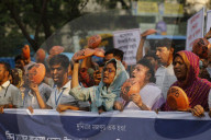 Garment Worker Protest In Dhaka 