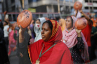 Garment Worker Protest In Dhaka 