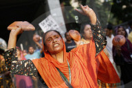 Garment Worker Protest In Dhaka 
