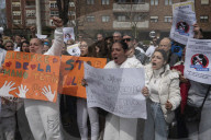 Demonstration Against Bullying In Santander