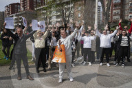 Demonstration Against Bullying In Santander