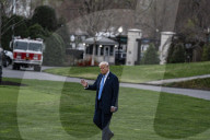 President Donald Trump Departs The White House 