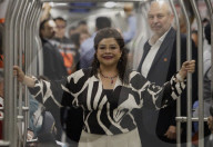 Clara Brugada, Mexico City's Mayor, Tours The Progress Of Reopening Four Stations On Metro Line 1